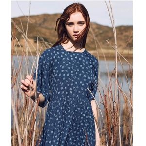 Christy Dawn Theo Dress in Blue Daisy